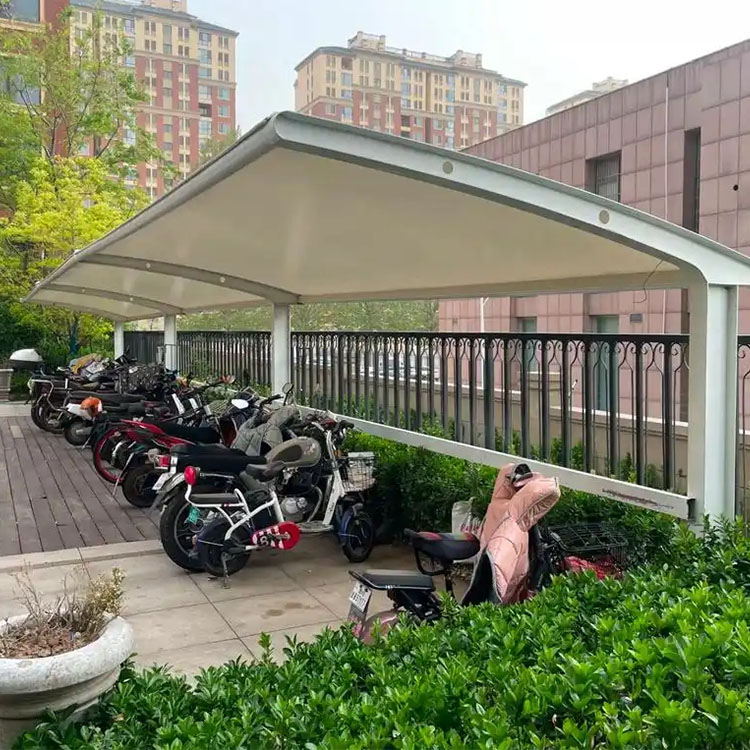 长海县膜结构电动车棚